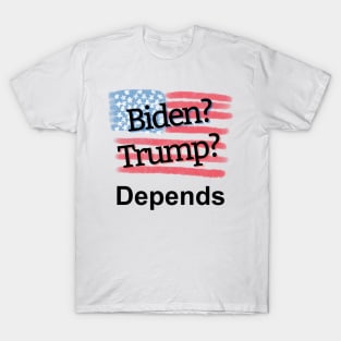 Biden Trump Depends T-Shirt